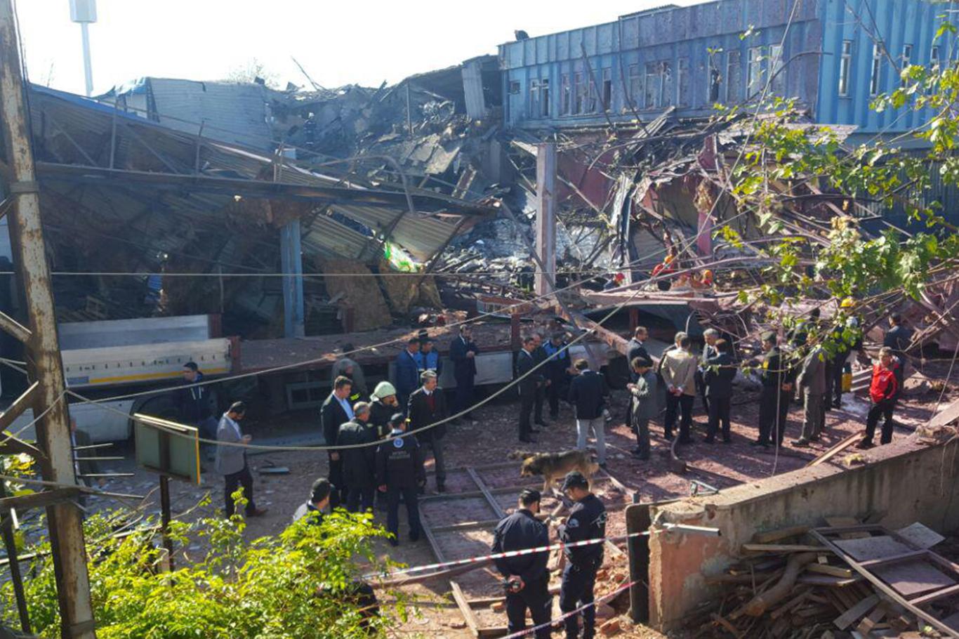 Bursa'da patlama ve göçük: 5 kişi hayatını kaybetti